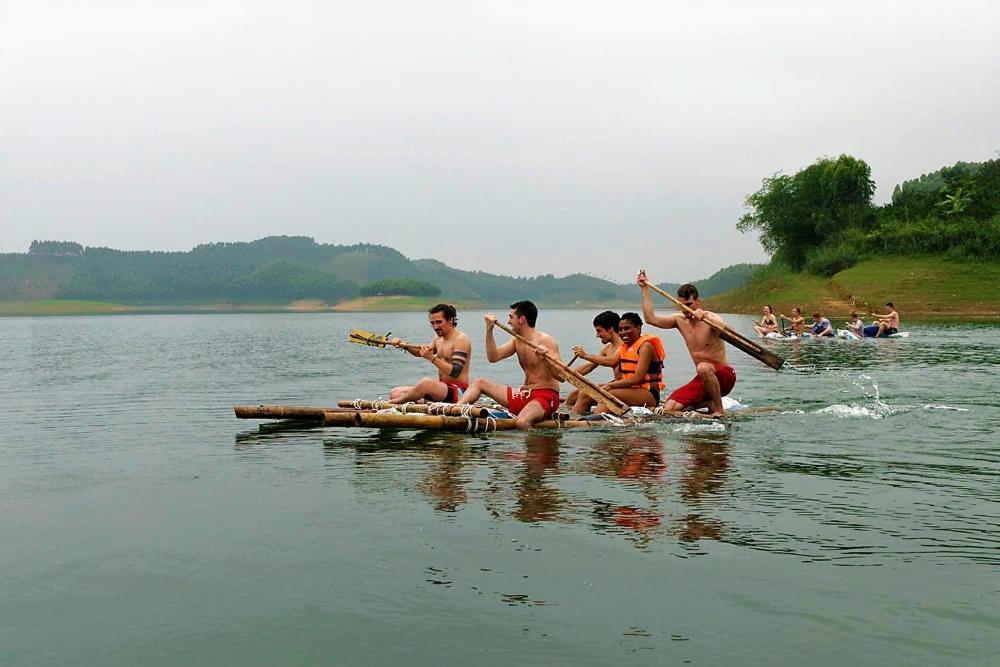 Lavievulinh Ecolodge Vũ Linh Esterno foto